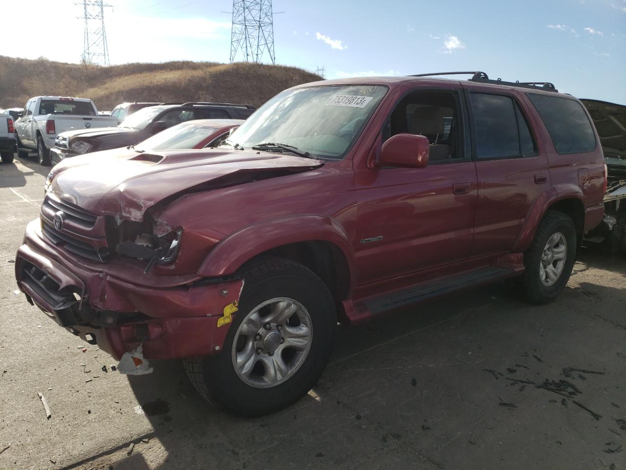 Image 1 of 2002 TOYOTA 4RUNNER SR5 2002 with VIN JT3HN86R320385439