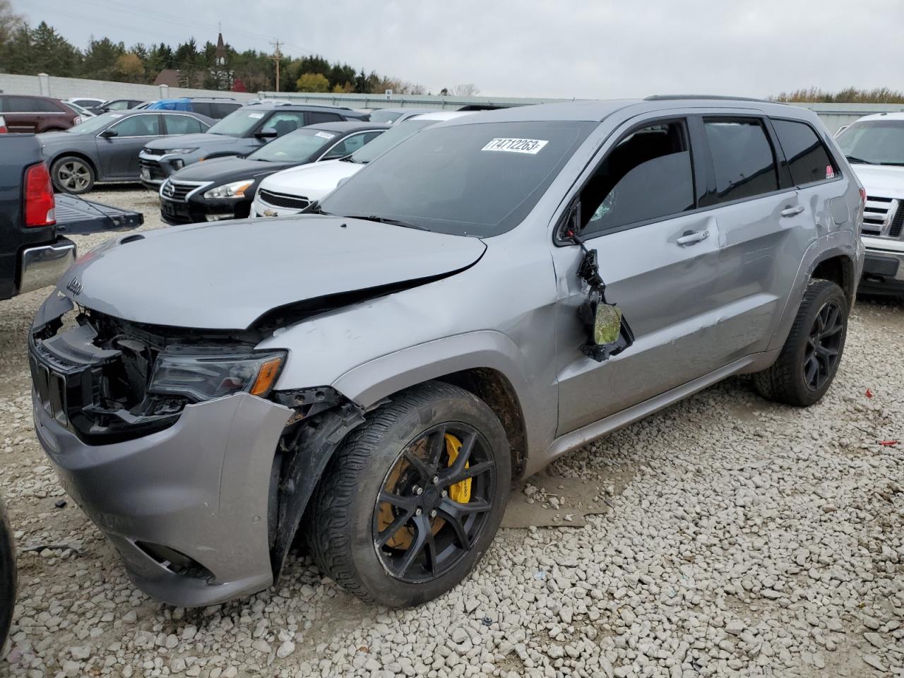 Image 1 of 2019 JEEP GRAND CHEROKEE TRACKHAWK 2019 with VIN 1C4RJFN95KC619323