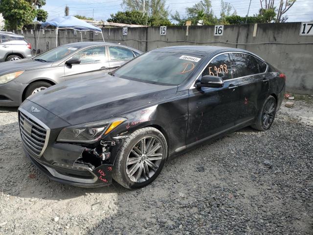 Image 1 of 2018 GENESIS G80 BASE 2018 with VIN KMHGN4JE1JU245512