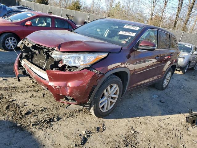 Obraz 2016 TOYOTA HIGHLANDER LE 2016