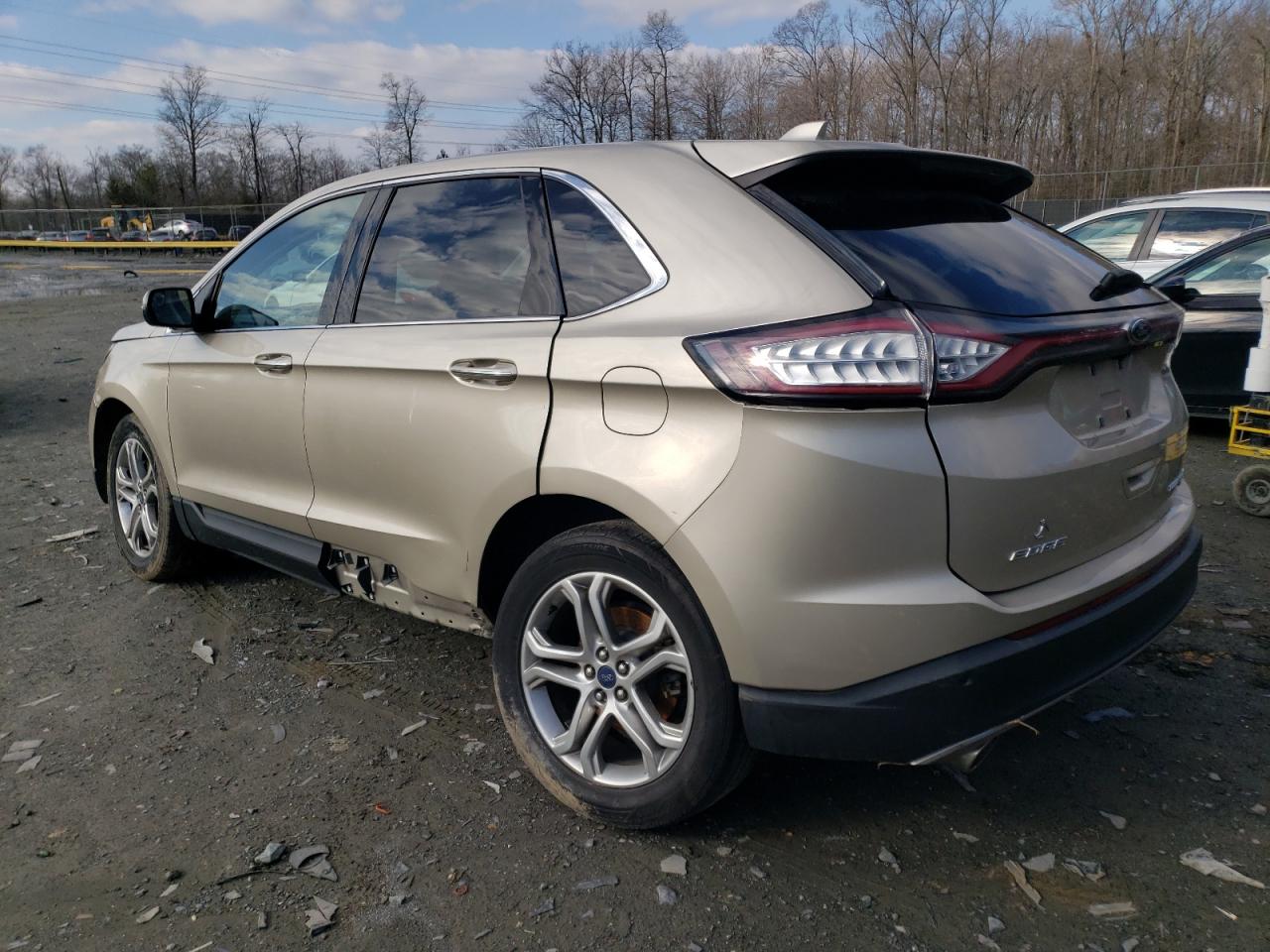 Image 2 of 2017 FORD EDGE TITANIUM 2017 with VIN 2FMPK4K88HBB55744