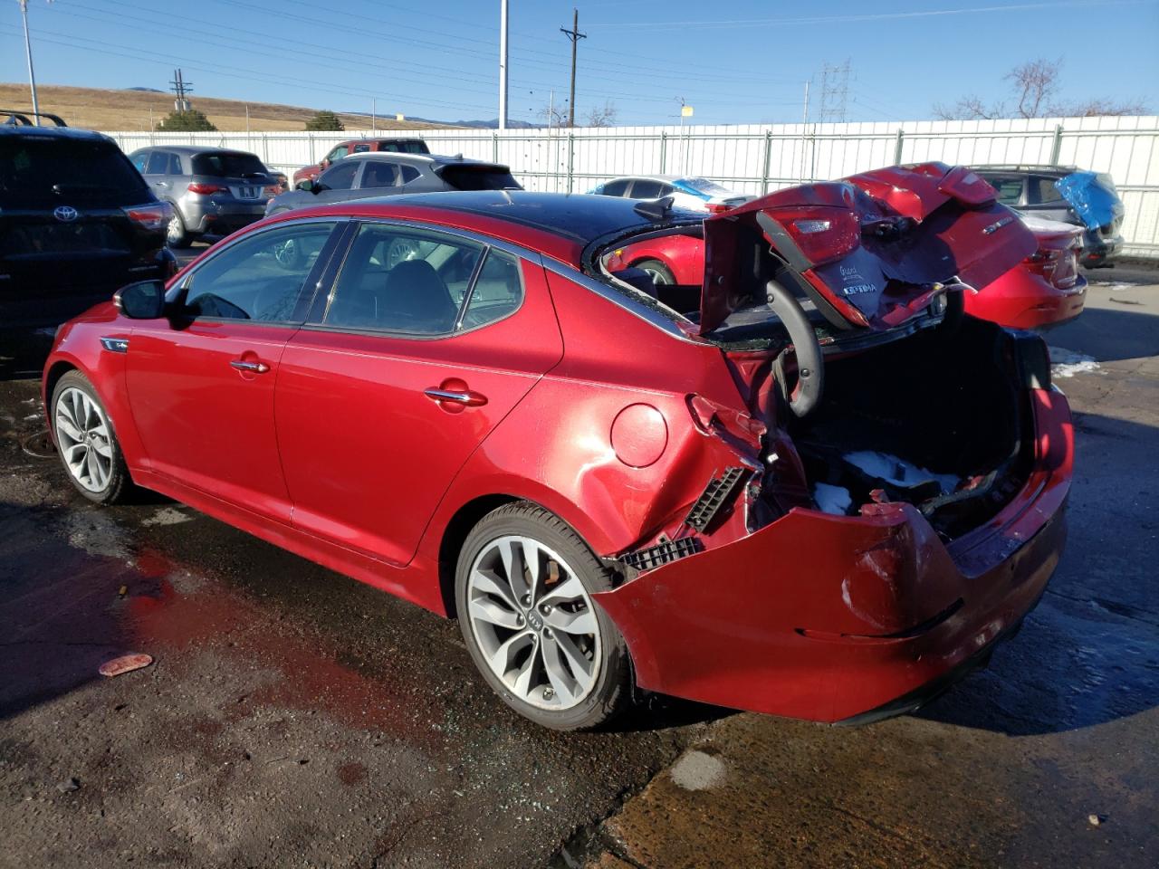 Image 2 of 2015 KIA OPTIMA SX 2015 with VIN 5XXGR4A63FG388783