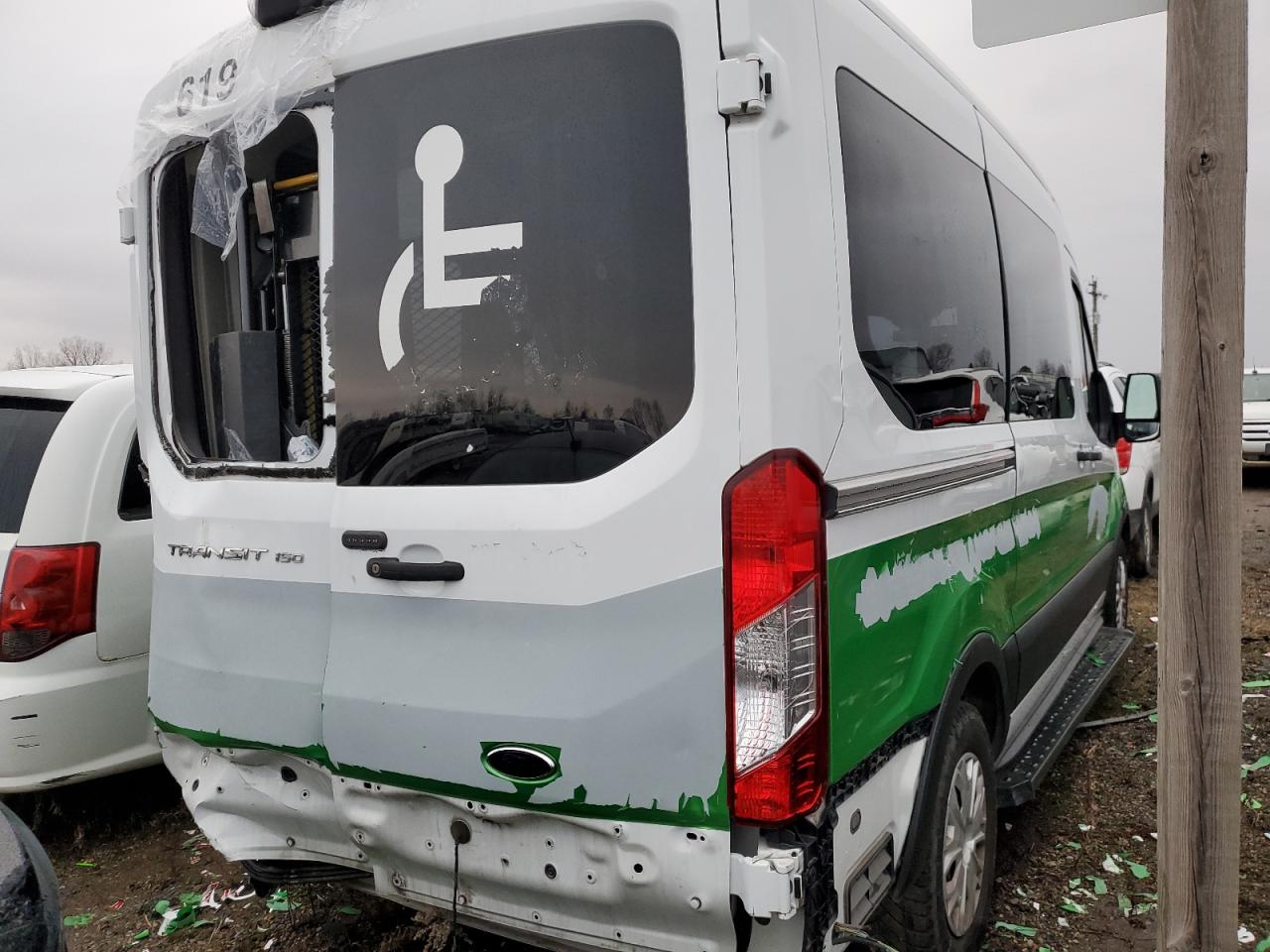 Obraz 3 z 2020 FORD TRANSIT T-150 2020 z VIN 1FTYE1C86LKA16627