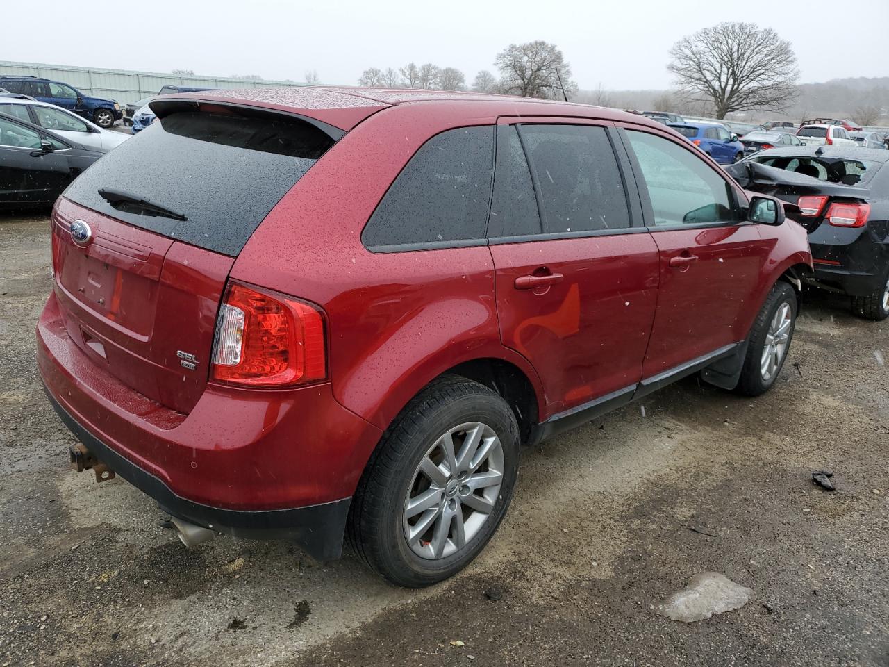 Image 3 of 2014 FORD EDGE SEL 2014 with VIN 2FMDK4JC7EBB11206