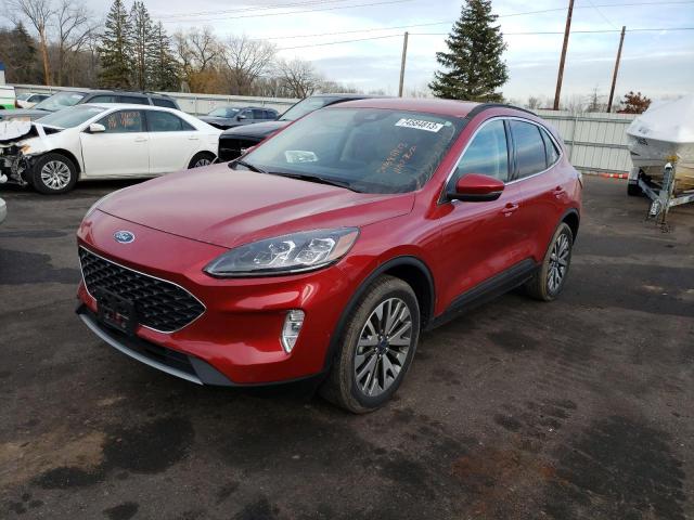Image 1 of 2020 FORD ESCAPE TITANIUM 2020 with VIN 1FMCU9J98LUC57404