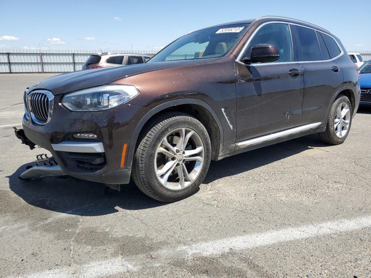 Image 1 of 2020 BMW X3 SDRIVE30I 2020 with VIN 5UXTY3C09LLE54853