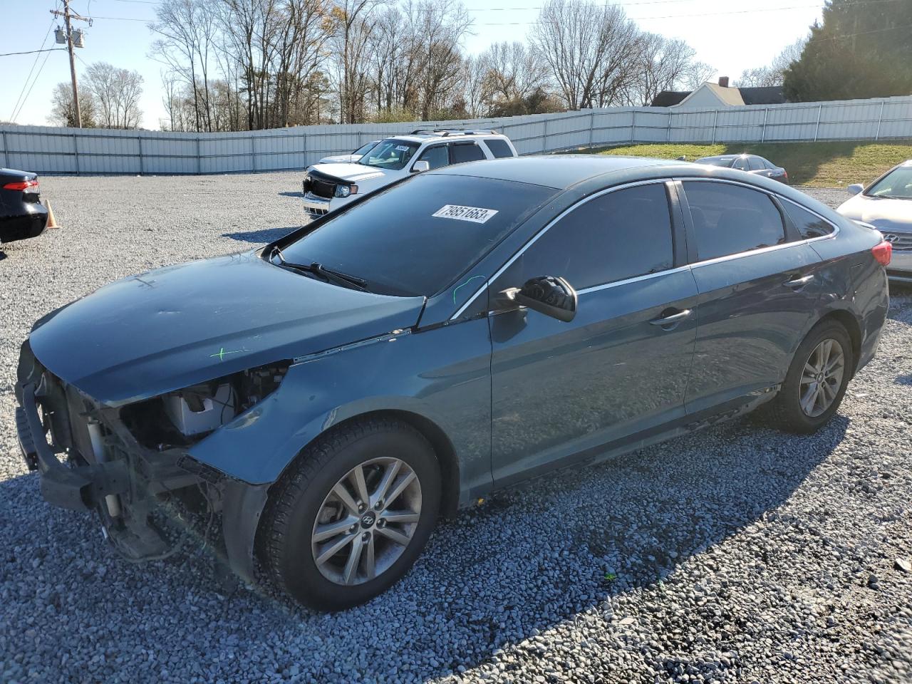 Image 1 of 2015 HYUNDAI SONATA SE 2015 with VIN 5NPE24AF8FH098667
