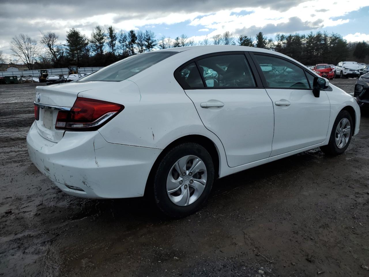Image 3 of 2014 HONDA CIVIC LX 2014 with VIN 2HGFB2F56EH508870