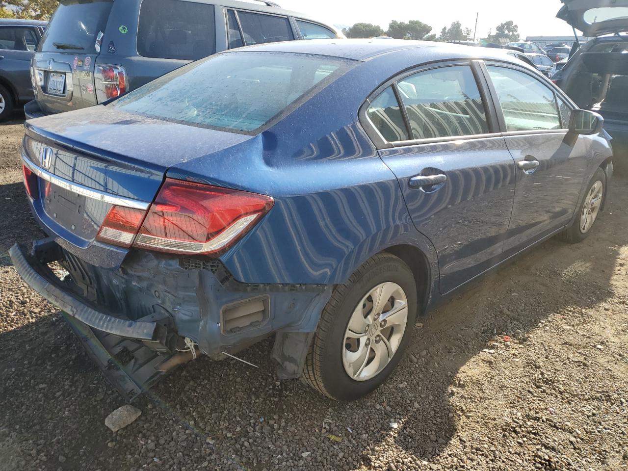 Image 3 of 2014 HONDA CIVIC LX 2014 with VIN 19XFB2F53EE221299