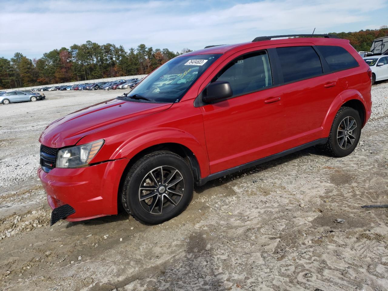 Image 1 of 2018 DODGE JOURNEY SE 2018 with VIN 3C4PDCAB7JT274143