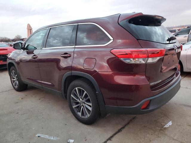 Image 2 of 2019 TOYOTA HIGHLANDER SE 2019 with VIN 5TDJZRFH9KS972465