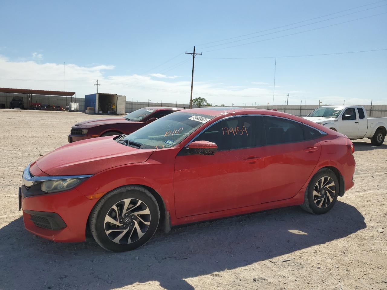 Image 1 of 2017 HONDA CIVIC EX 2017 with VIN 2HGFC2F73HH502432
