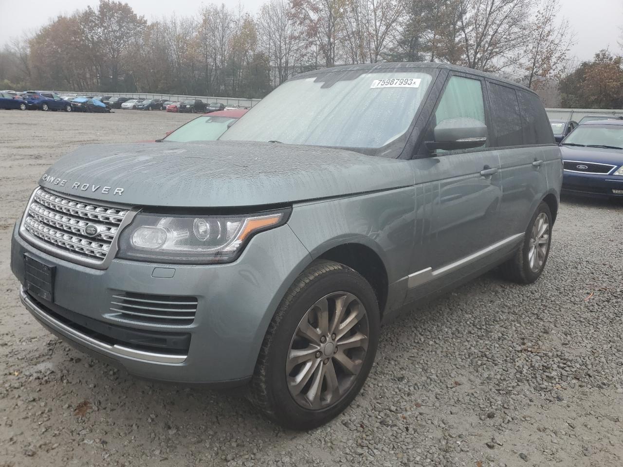 Image 1 of 2016 LAND ROVER RANGE ROVER HSE 2016 with VIN SALGS2VF5GA245343