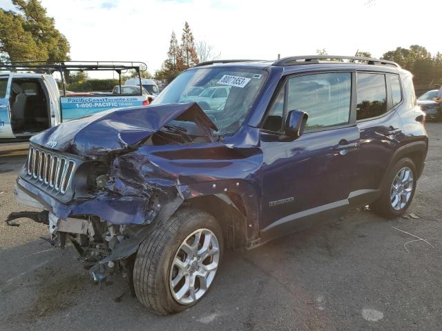 Image 1 of 2017 JEEP RENEGADE LATITUDE 2017 with VIN ZACCJABB3HPE43408