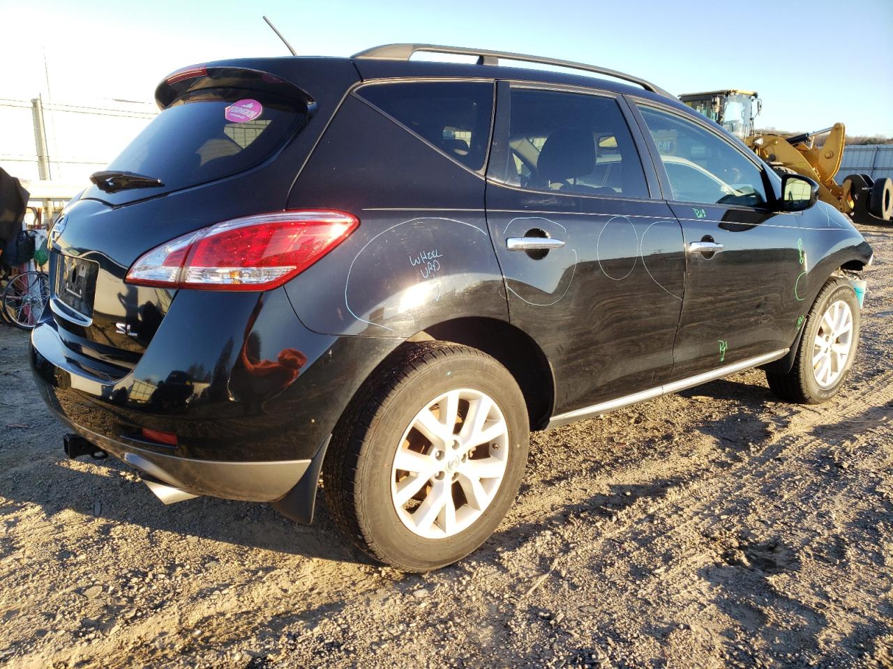 Image 3 of 2014 NISSAN MURANO S 2014 with VIN JN8AZ1MU6EW406418