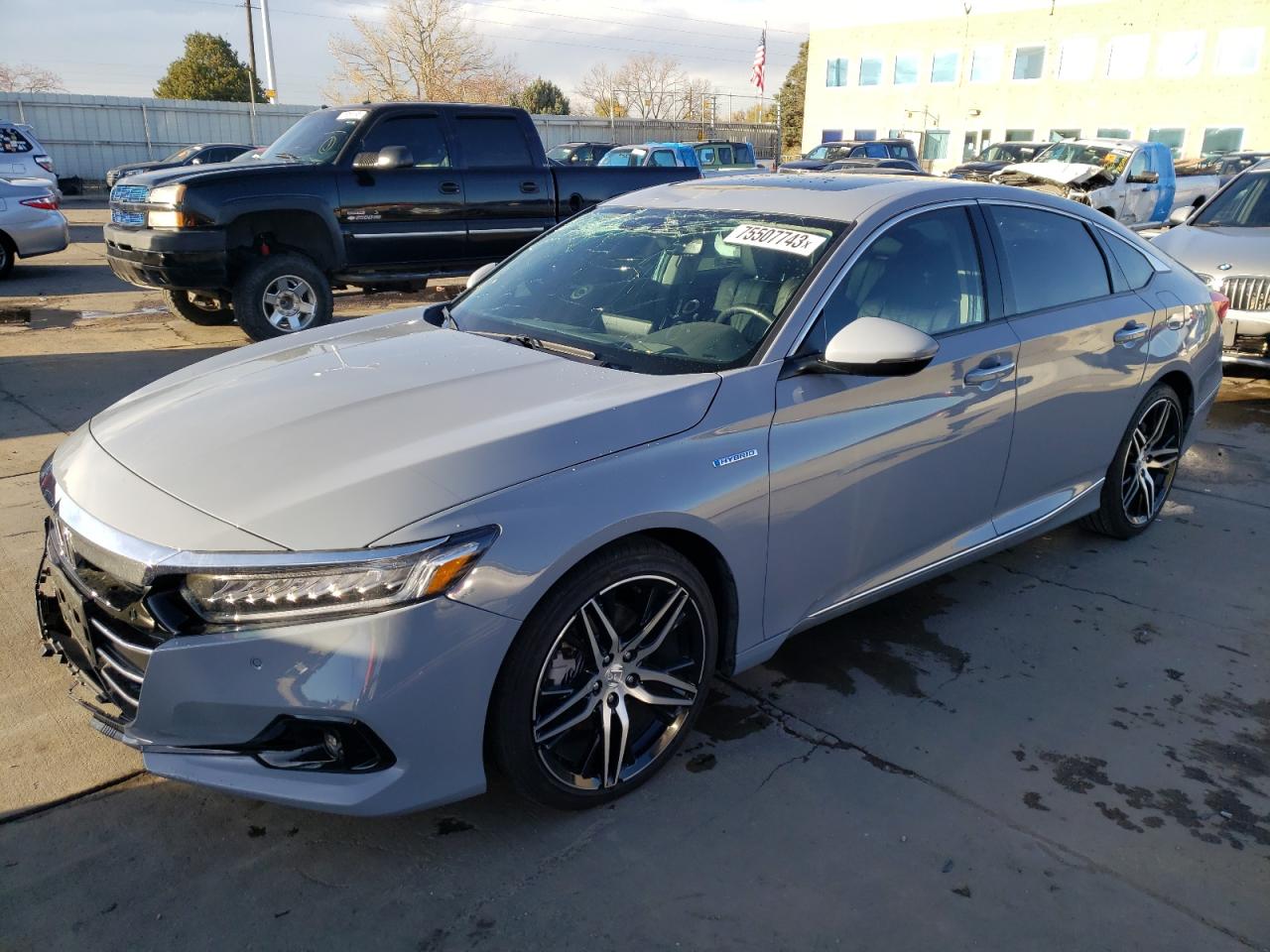 Image 1 of 2022 HONDA ACCORD TOURING HYBRID 2022 with VIN 1HGCV3F99NA023141