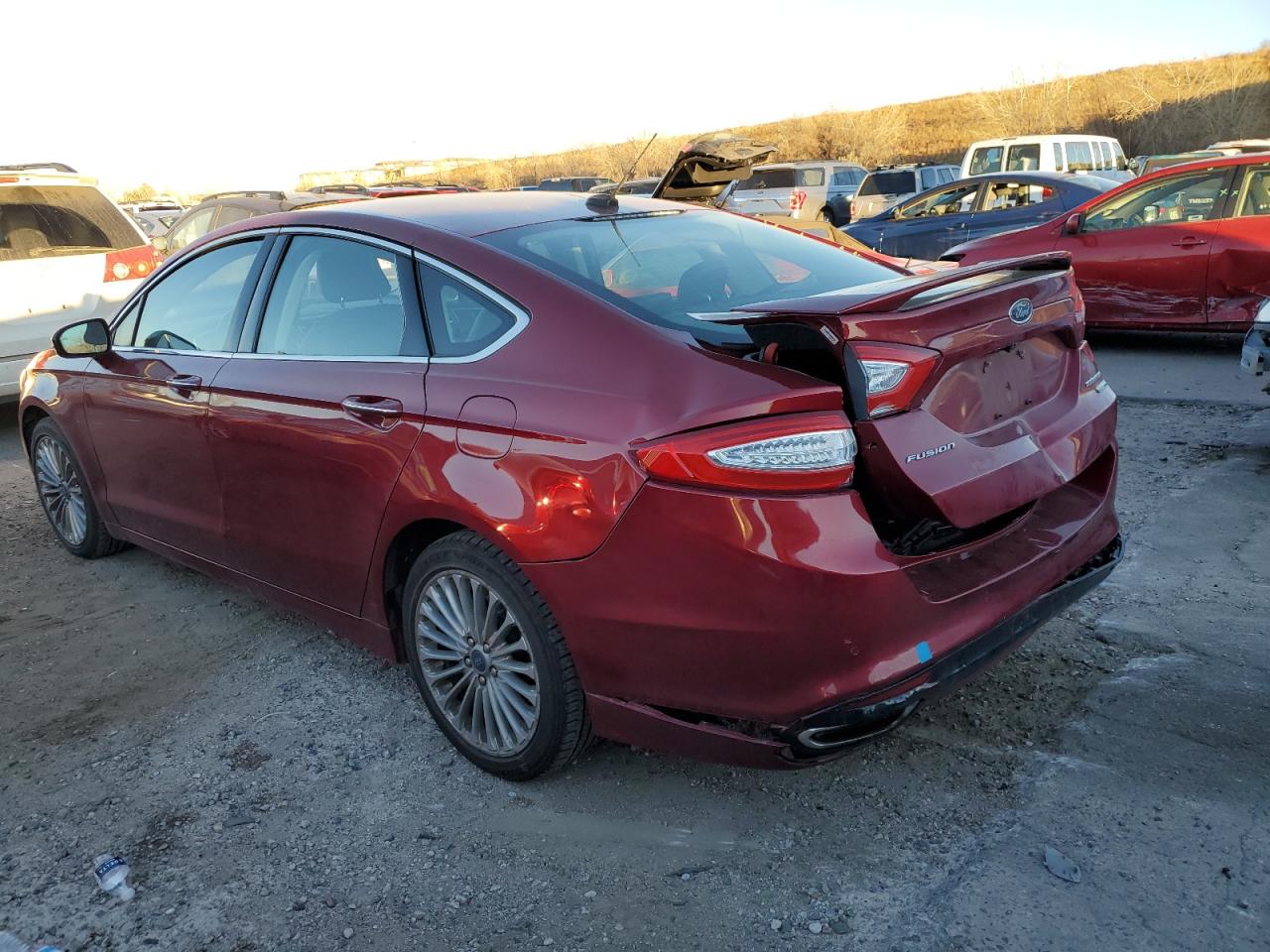 Image 2 of 2015 FORD FUSION TITANIUM 2015 with VIN 3FA6P0D92FR172981