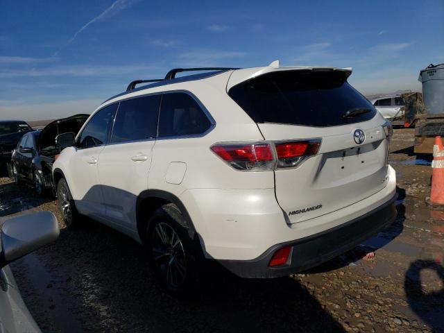 Obraz 2 z 2016 TOYOTA HIGHLANDER XLE 2016 z VIN 5TDJKRFH3GS292427