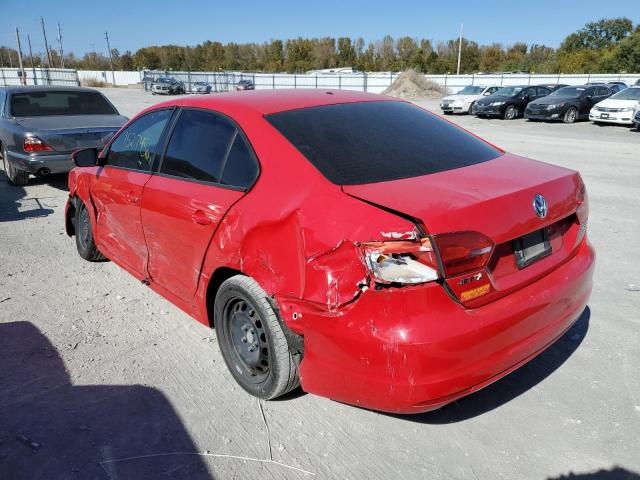 Image 3 of 2012 VOLKSWAGEN JETTA SE 2012 with VIN 3VWDP7AJ7CM331265