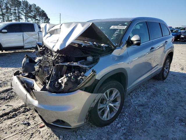 Image 1 of 2014 TOYOTA HIGHLANDER XLE 2014 with VIN 5TDKKRFH4ES032426