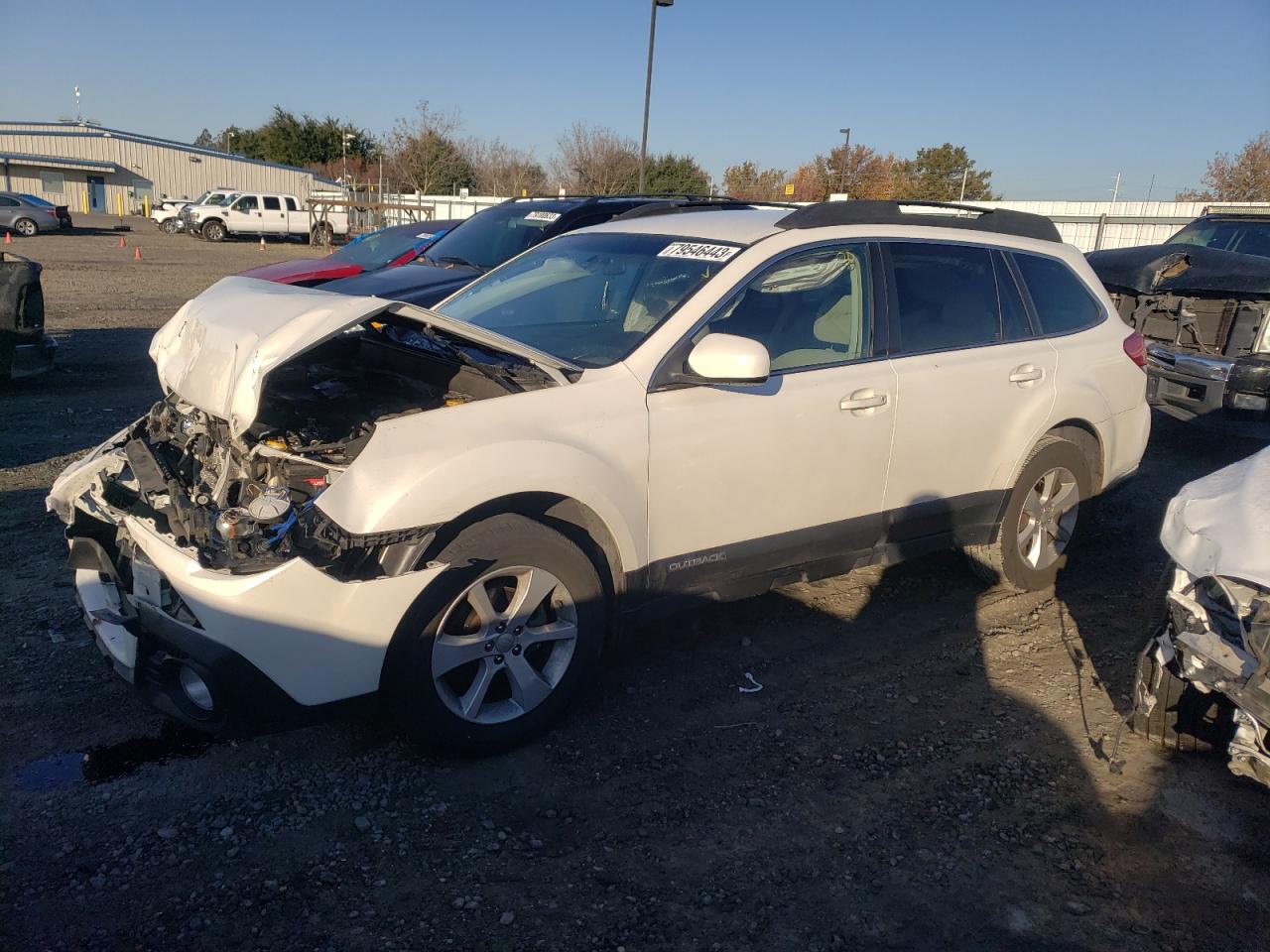 Image 1 of 2014 SUBARU OUTBACK 2.5I PREMIUM 2014 with VIN 4S4BRBCC7E3249073