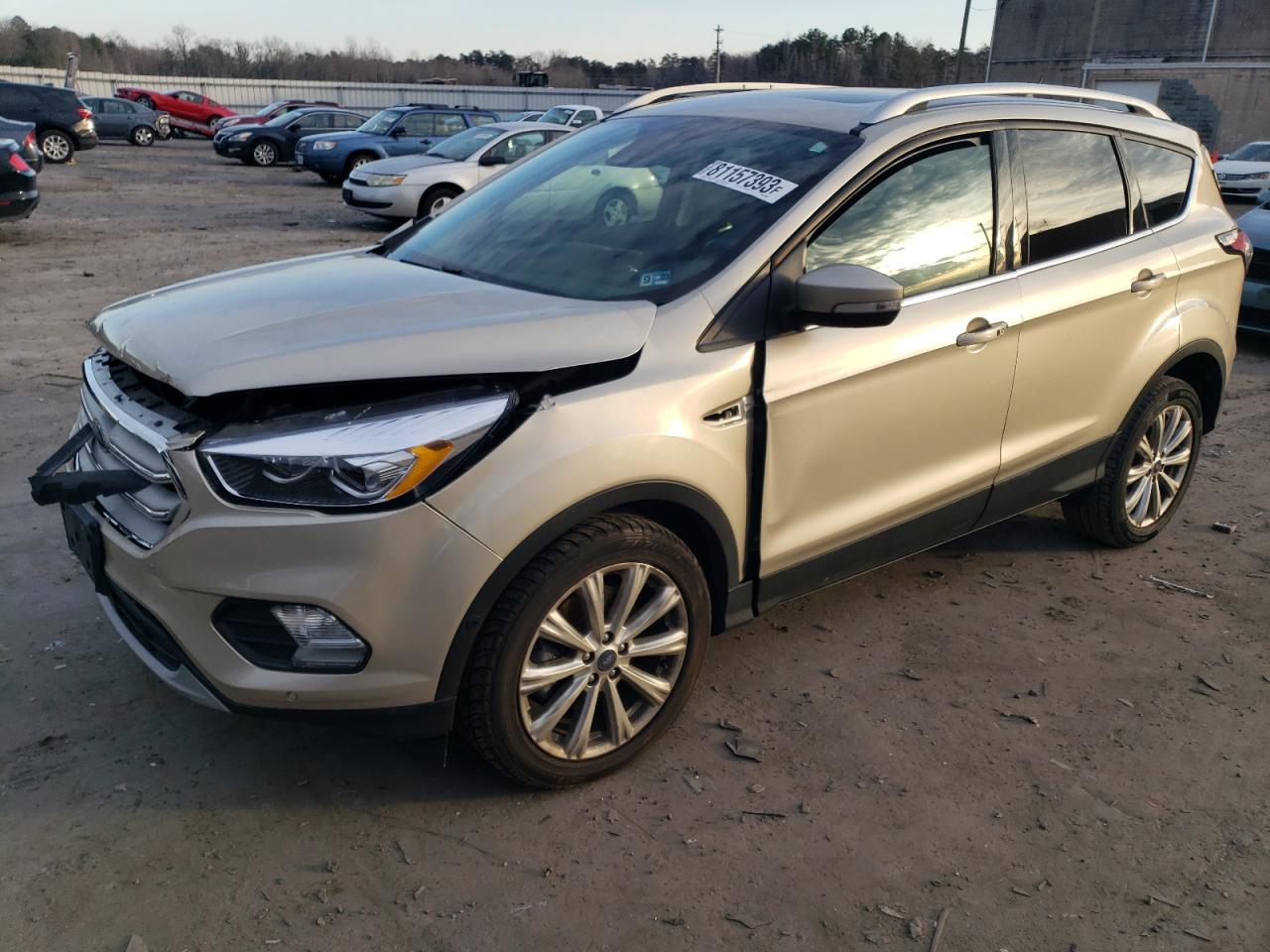 Image 1 of 2018 FORD ESCAPE TITANIUM 2018 with VIN 1FMCU0J95JUB60007