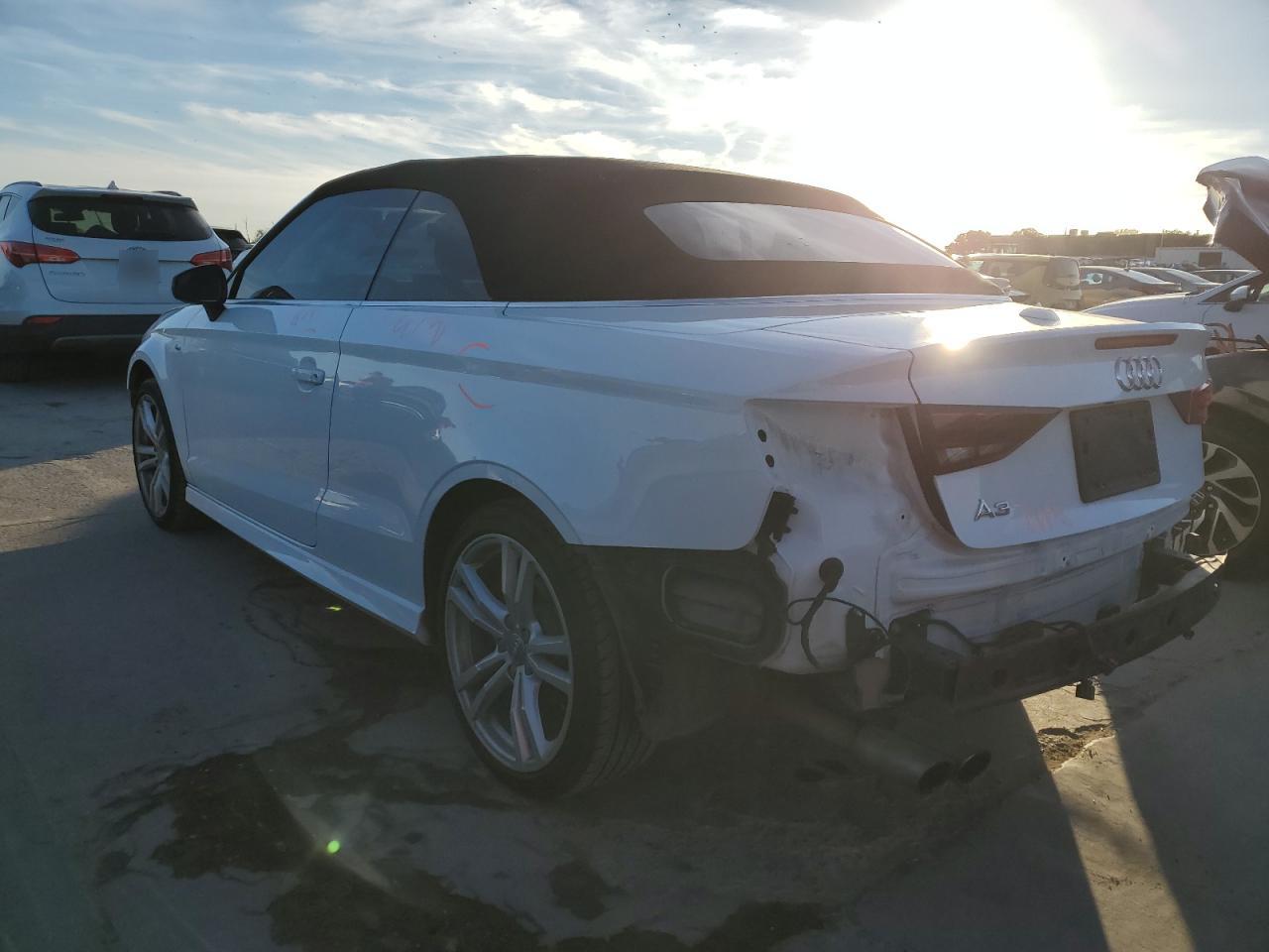 Image 2 of 2018 AUDI A3 PREMIUM PLUS 2018 with VIN WAU5ULFF3J1080250