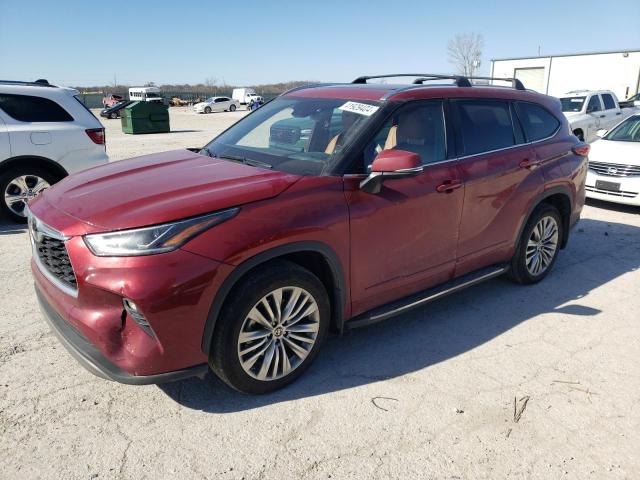 Image 1 of 2022 TOYOTA HIGHLANDER PLATINUM 2022 with VIN 5TDFZRBHXNS228745