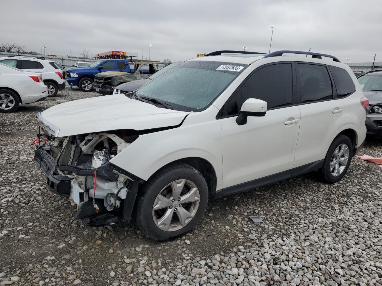 Image 1 of 2015 SUBARU FORESTER 2.5I PREMIUM 2015 with VIN JF2SJADCXFH452503