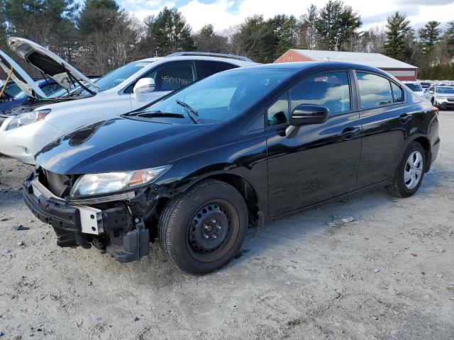 Image 1 of 2014 HONDA CIVIC LX 2014 with VIN 2HGFB2F55EH545425