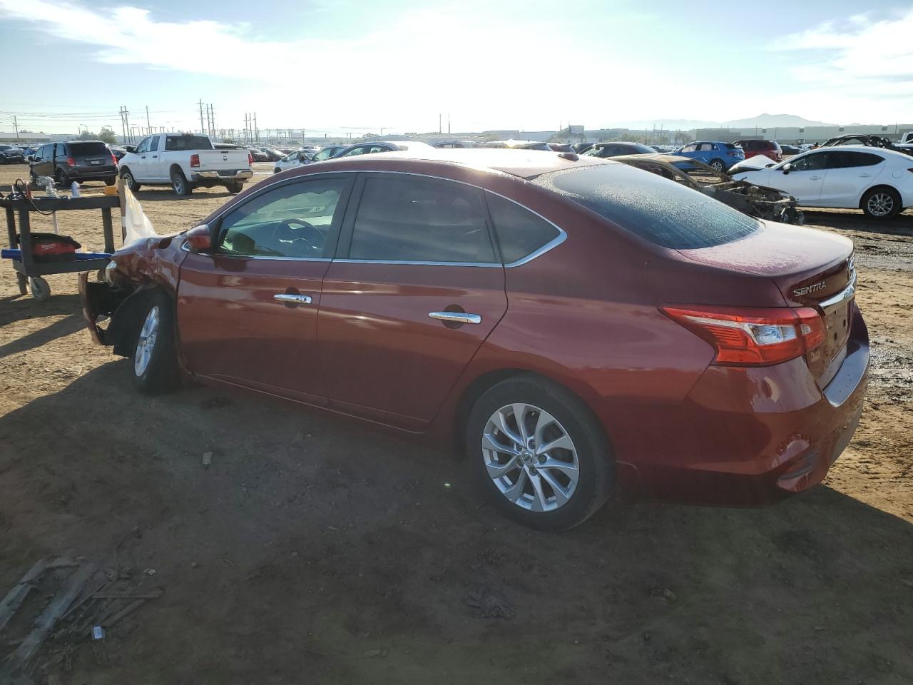 Image 2 of 2018 NISSAN SENTRA S 2018 with VIN 3N1AB7AP1JY250487