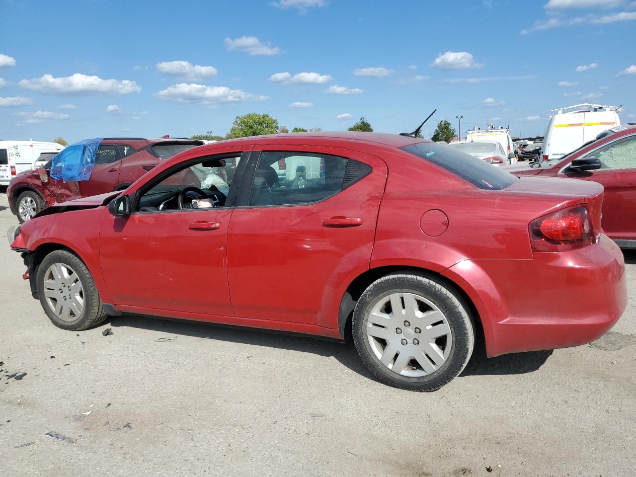 Изображение 2 2013 DODGE AVENGER SE 2013 с VIN 1C3CDZAG6DN750338