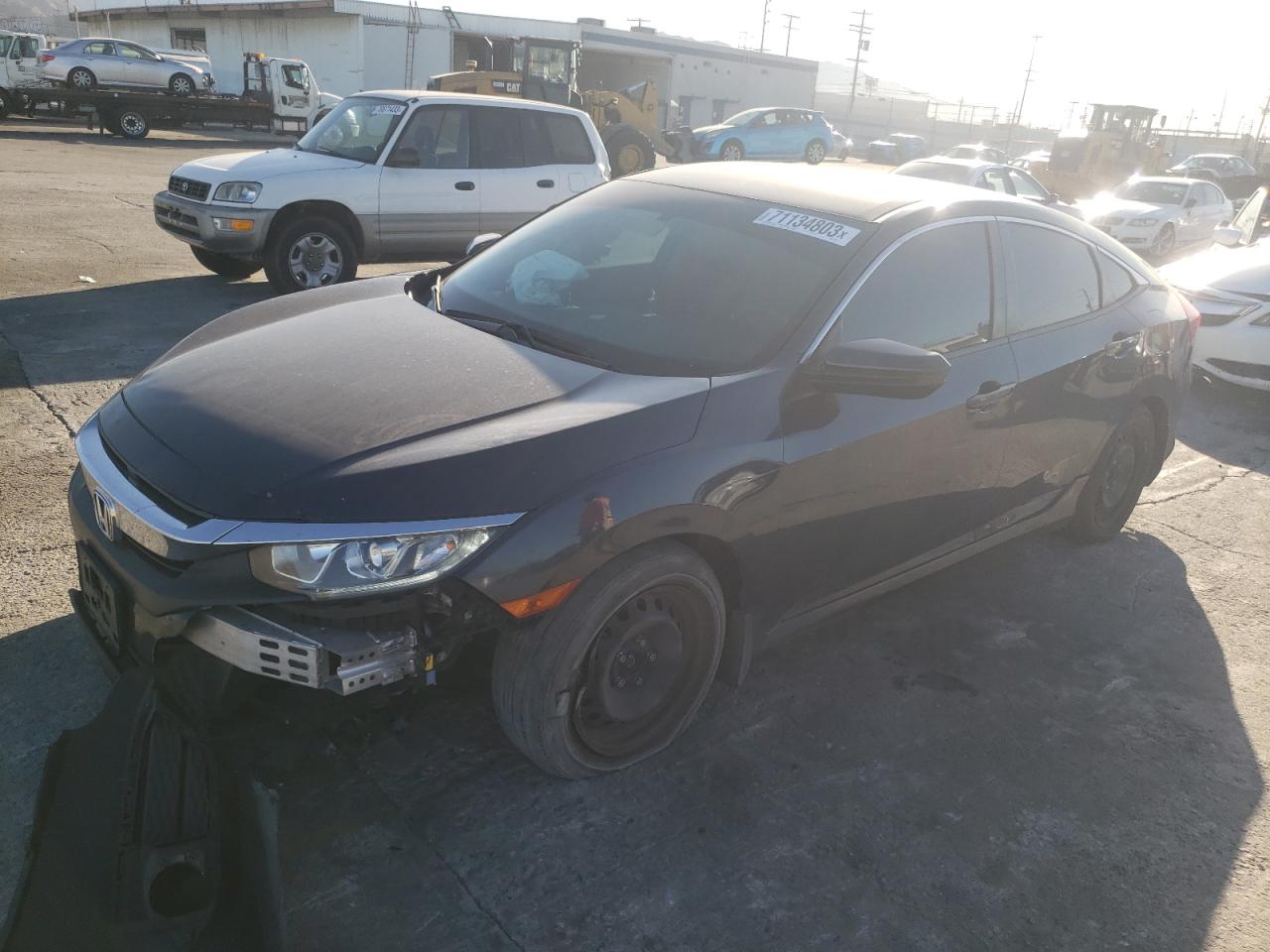Image 1 of 2018 HONDA CIVIC LX 2018 with VIN 2HGFC2F57JH573038
