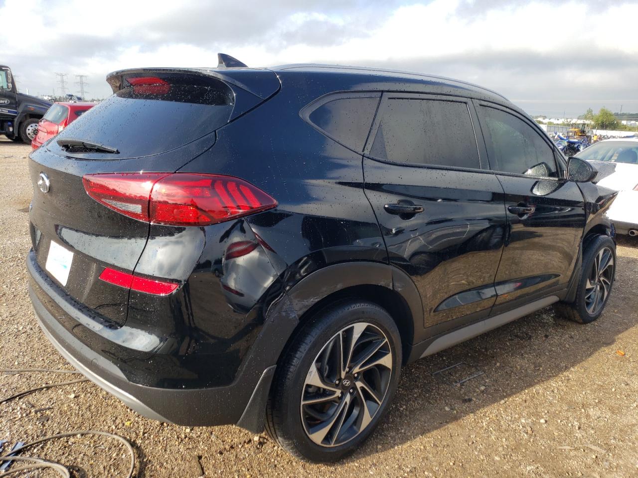 Image 3 of 2021 HYUNDAI TUCSON LIMITED 2021 with VIN KM8J33AL9MU351179