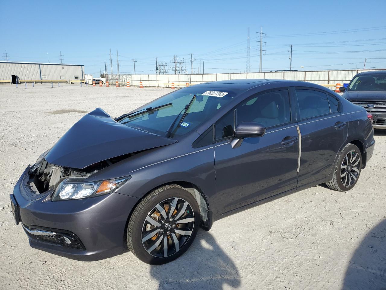 Image 1 of 2015 HONDA CIVIC EXL 2015 with VIN 2HGFB2F95FH529973