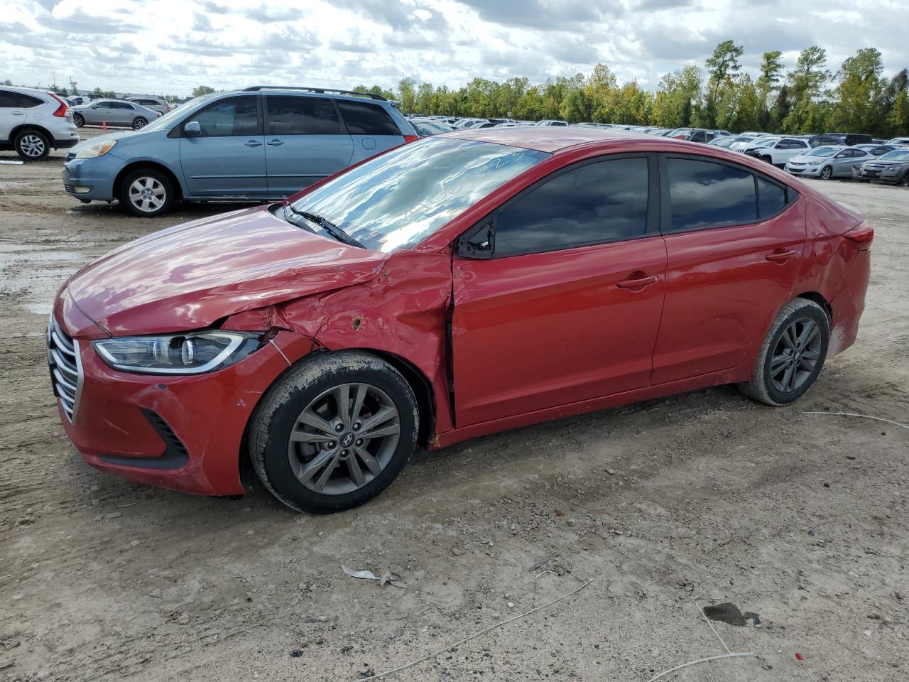 Image 1 of 2017 HYUNDAI ELANTRA SE 2017 with VIN 5NPD84LF6HH024349