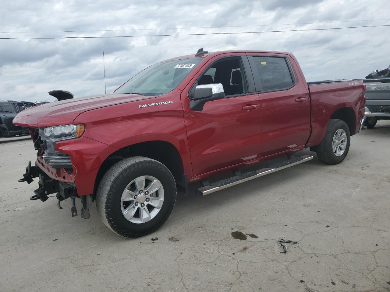 Image 1 of 2021 CHEVROLET SILVERADO K1500 LT 2021 with VIN 3GCUYDED1MG353006