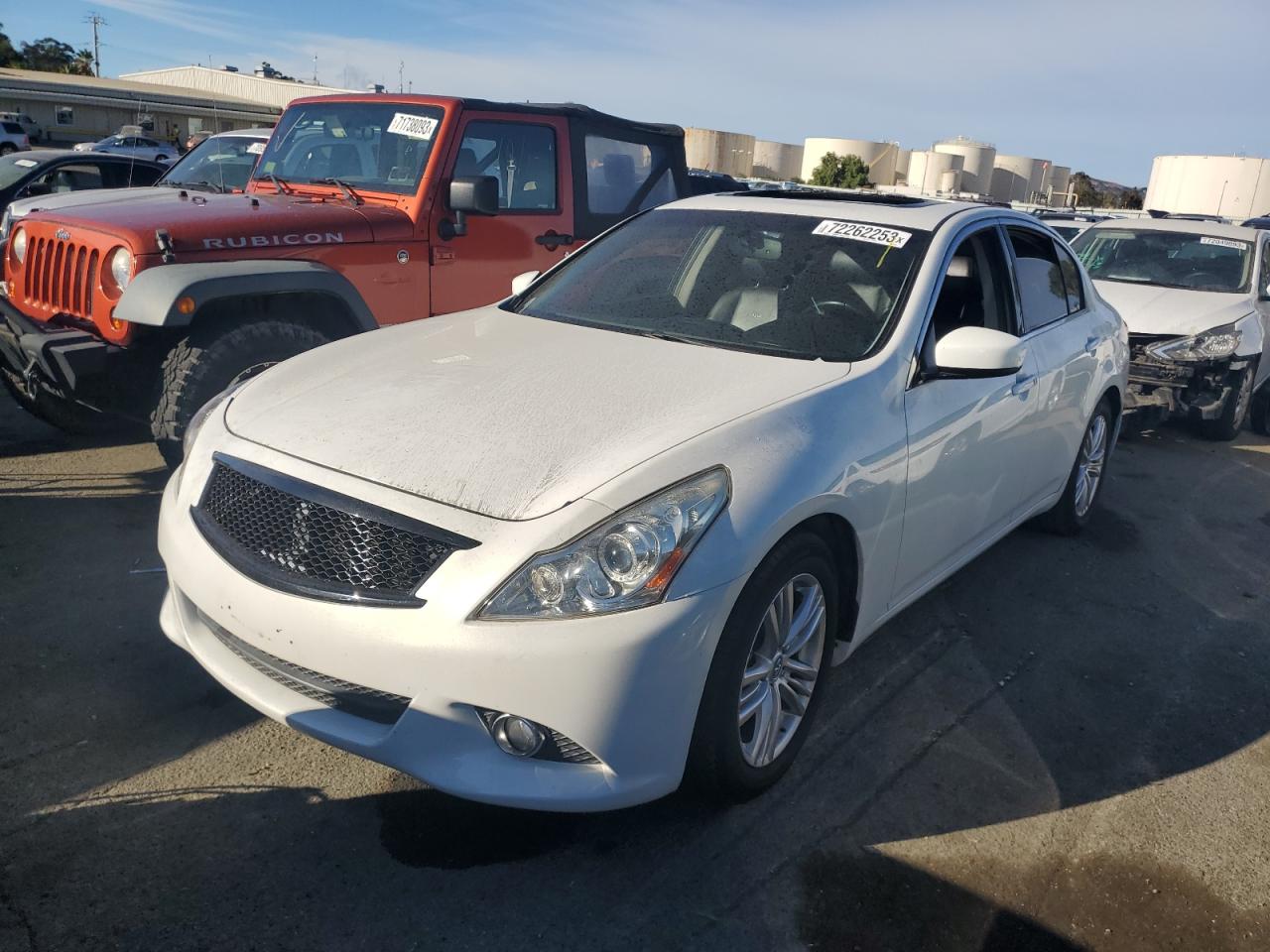 Image 1 of 2012 INFINITI G37 BASE 2012 with VIN JN1CV6AP2CM621981
