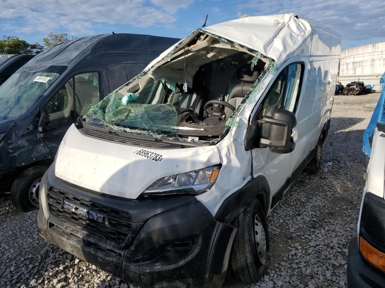 Image 1 of 2023 RAM PROMASTER 2500 2500 HIGH 2023 with VIN 3C6LRVCG0PE519499
