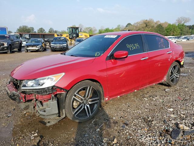 Image 1 of 2017 HONDA ACCORD SPORT 2017 with VIN 1HGCR2F5XHA205818