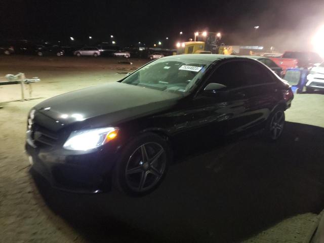 Image 1 of 2017 MERCEDES-BENZ C 300 4MATIC 2017 with VIN WDDWF4KB6HR244540