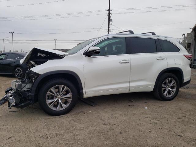 Image 1 of 2014 TOYOTA HIGHLANDER XLE 2014 with VIN 5TDKKRFH2ES023417