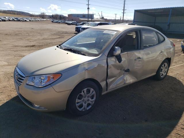 Image 1 of 2010 HYUNDAI ELANTRA BLUE 2010 with VIN KMHDU4AD9AU973642