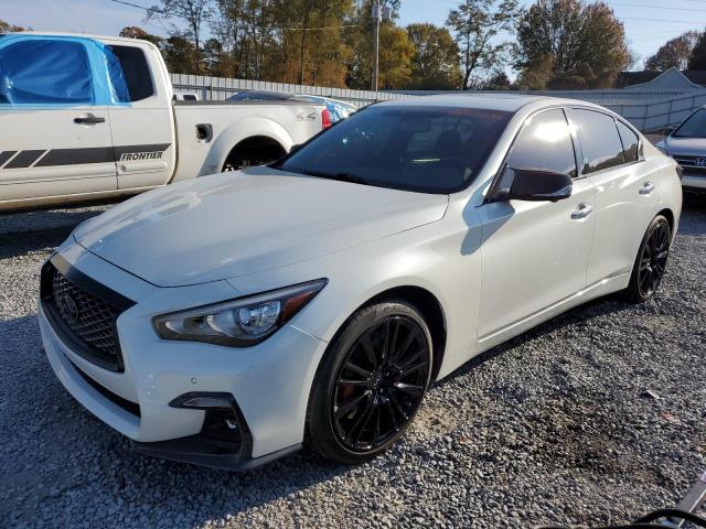 Image 1 of 2018 INFINITI Q50 RED SPORT 400 2018 with VIN JN1FV7AR5JM700319