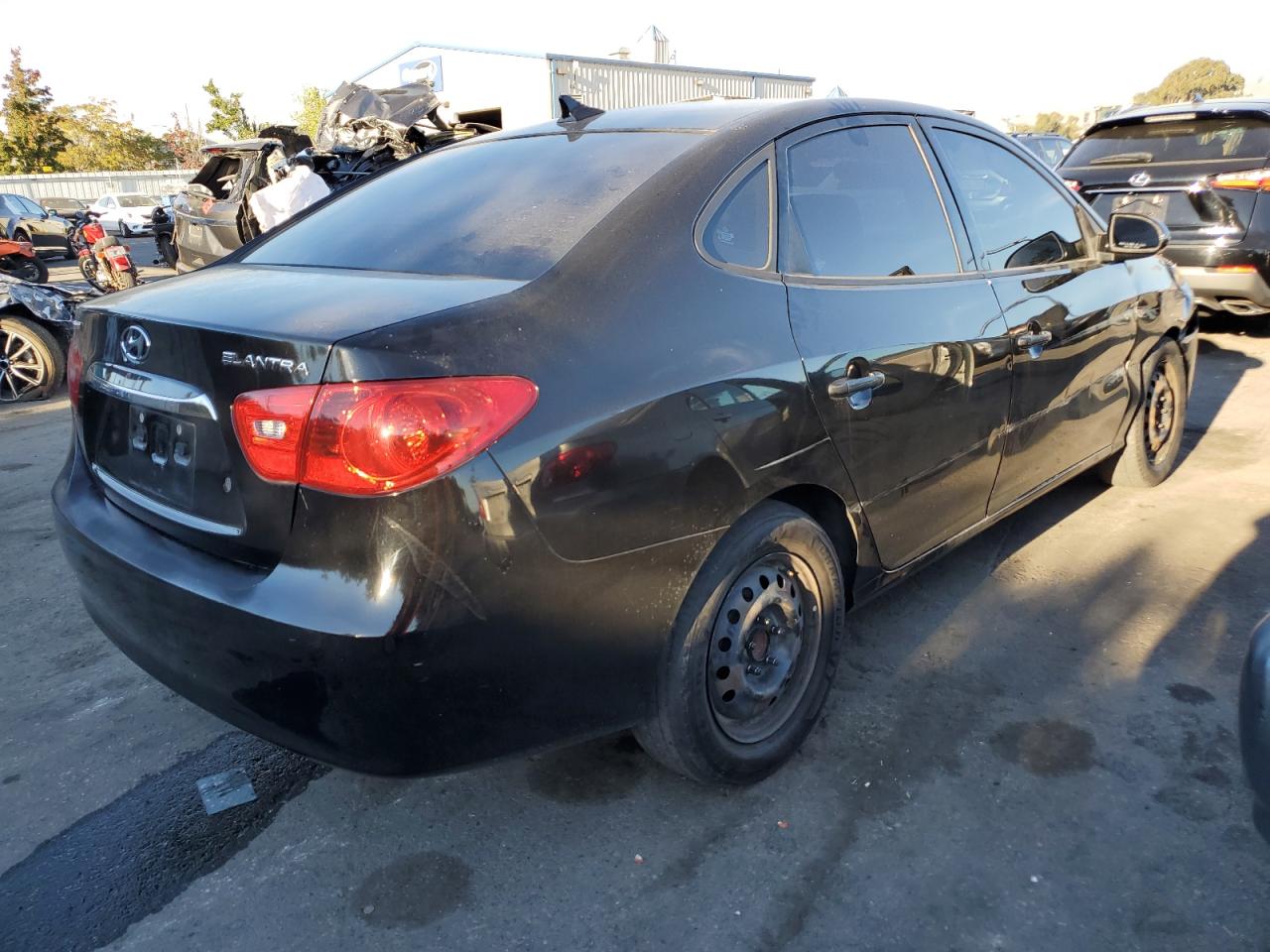 Image 3 of 2010 HYUNDAI ELANTRA BLUE 2010 with VIN KMHDU4AD3AU013409