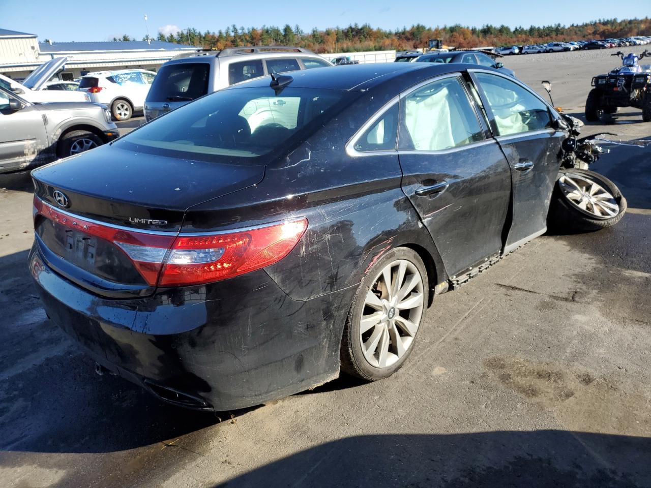 Image 3 of 2014 HYUNDAI AZERA GLS 2014 with VIN KMHFH4JG9EA340427