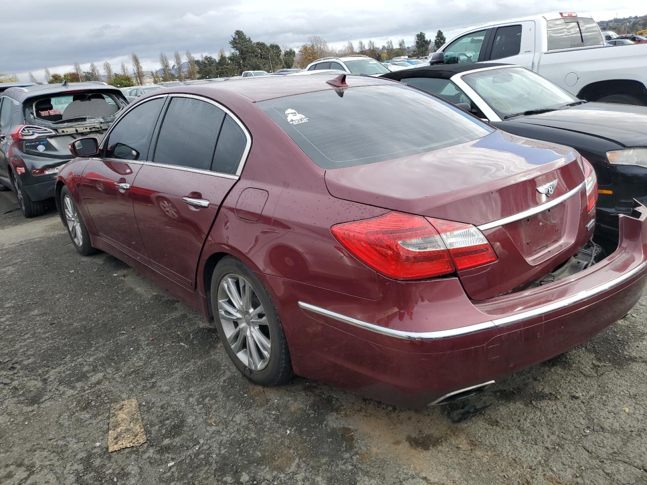 Obraz 2 z 2012 HYUNDAI GENESIS 3.8L 2012 z VIN KMHGC4DD2CU173330