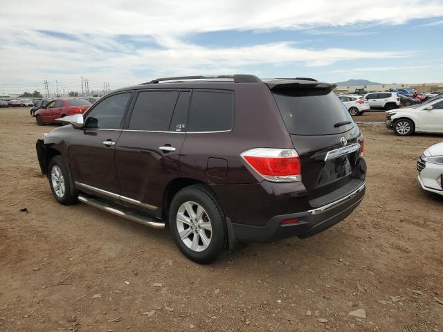 Image 2 of 2013 TOYOTA HIGHLANDER BASE 2013 with VIN 5TDZK3EH5DS092162
