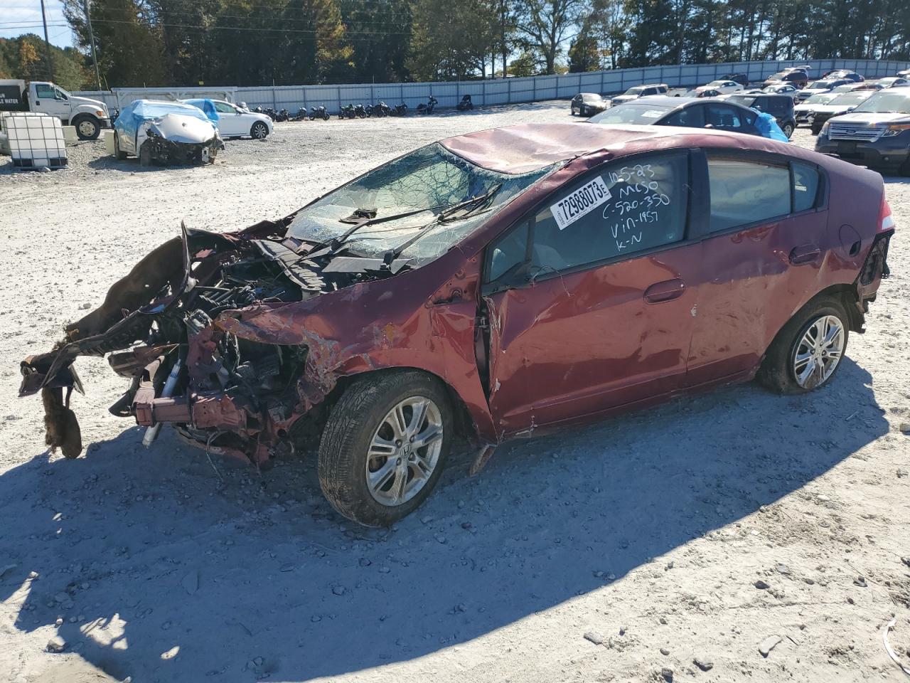 Obraz 1 z 2010 HONDA INSIGHT EX 2010 z VIN JHMZE2H70AS021957