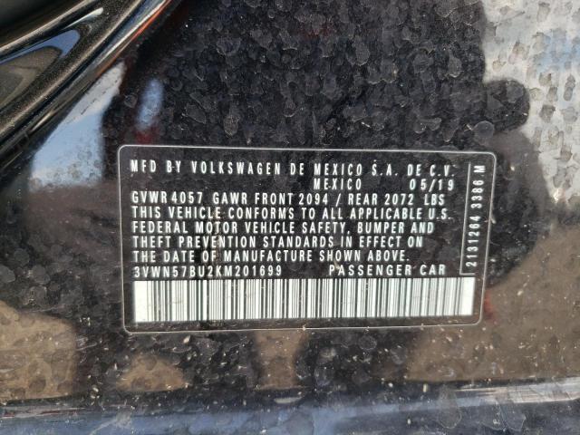 Image 2 of 2019 VOLKSWAGEN JETTA S 2019 with VIN 3VWN57BU2KM201699